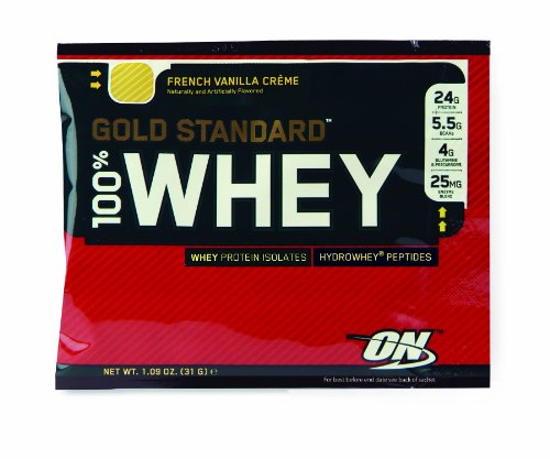 Optimum Nutrition Gold Standard 100% Whey Proteína en Polvo, Sabor Vanilla - 24 unidosis