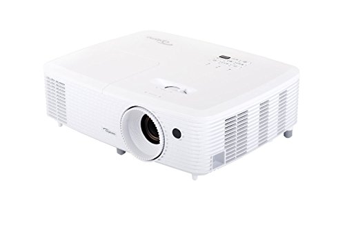 Optoma HD27 - Proyector, Full HD 1080p, 3200 ANSI Lúmenes, FHD, 2x HDMI, soporte MHL, altavoz integrado de 10 W, color blanco