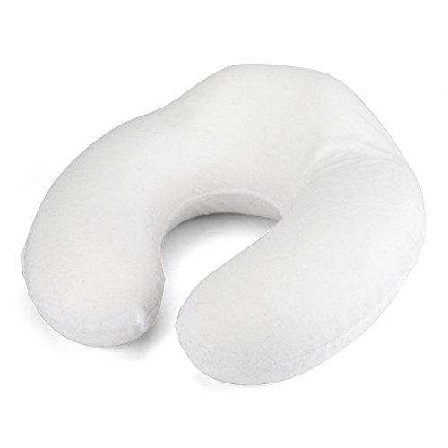 Opul Almohada de Viaje de Espuma Viscoelástica - Reposacabezas Patentado para Vuelos y Viajes, Diseñado Ergonómicamente con Una Funda Suave de Terciopelo Transpirable, Fácil de Lavar Almohada Cervical
