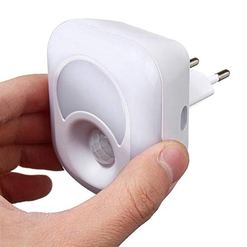 OPXZPM Lámpara de Pared LED Luz Nocturna AC220V con Sensor de Movimiento PIR Lámpara de Emergencia de Pared LED activada por Infrarrojos Humanos, AC100,120V (US)