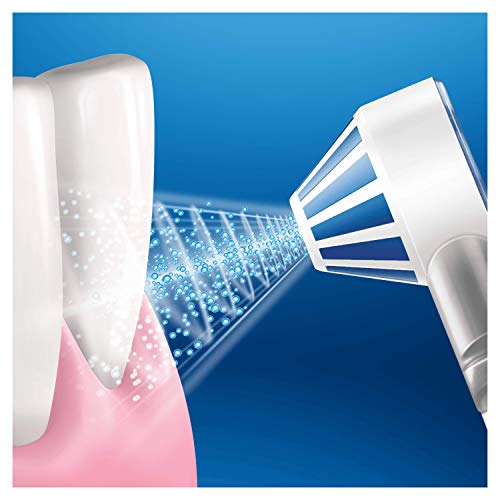 Oral-B Aquacare, Irrigador Bucal Portátil con Tecnología Oxyjet 4 Modos de Limpieza, Blanco