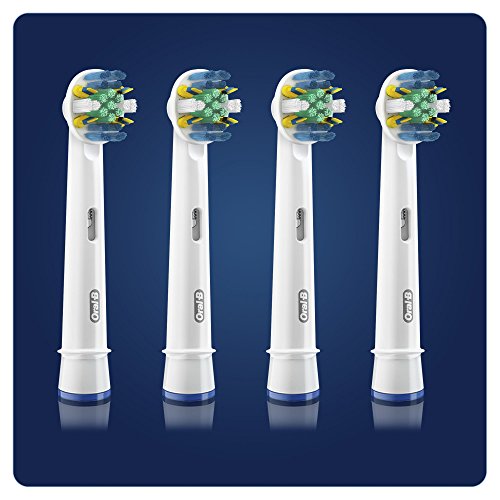 Oral-B Floss Action - Cabezal de recambio de cepillo dental eléctrico, 4 unidades