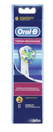 Oral-B - Pack de 2 cabezales para cepillos de dientes recargables - FlossAction EB25