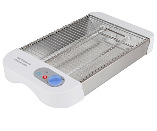 Orbegozo TO 1010 - Tostador horizontal, calienta repostería, tipo multipan, bandeja recogemigas, temporizador, 600 W