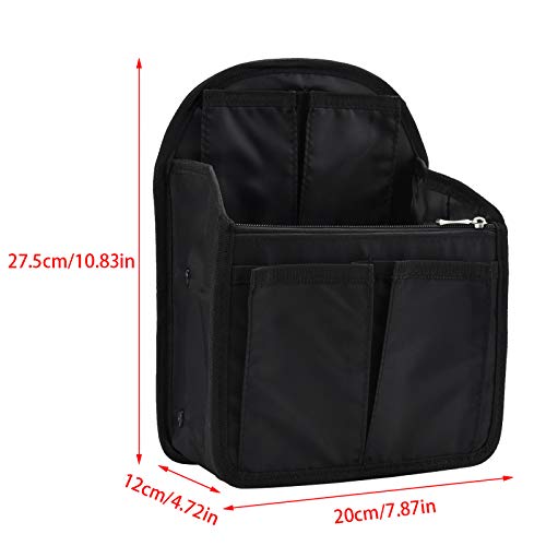 Organizador de Inserción de Mochila, Cizen Bolso Universal Resistente para Mochila/Bolsas de Asas/Bolso/Almacenamiento Bolsa de Viaje con Inserto (A)