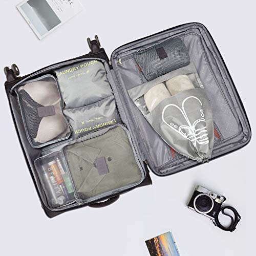 Organizador Maleta, Wokkol Packing Cube Organizador de Maletas Organizador de Equipaje Organizadores de Viaje Hogar, Almacenamiento, Viajes (10 PCS)