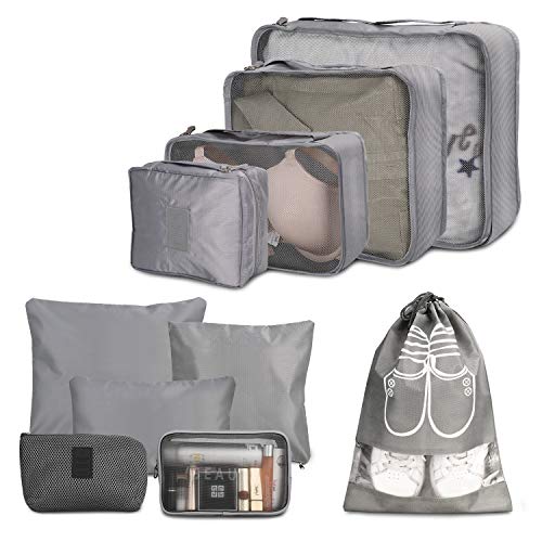 Organizador Maleta, Wokkol Packing Cube Organizador de Maletas Organizador de Equipaje Organizadores de Viaje Hogar, Almacenamiento, Viajes (10 PCS)