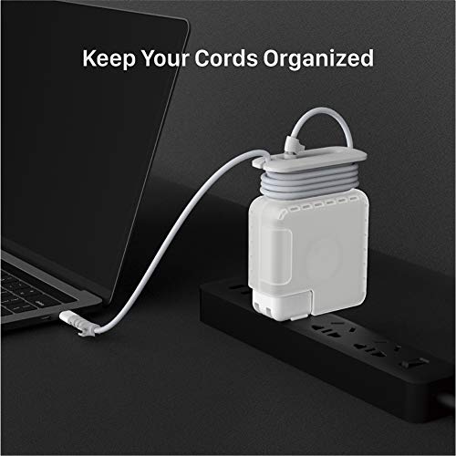 Organizador Viaje para MacBook Cable de Carga, Protectora Caja Compatible con Apple Magsafe Type C 61W 87W 96W Cargador Accesorios Mac 15 16 Pulgada