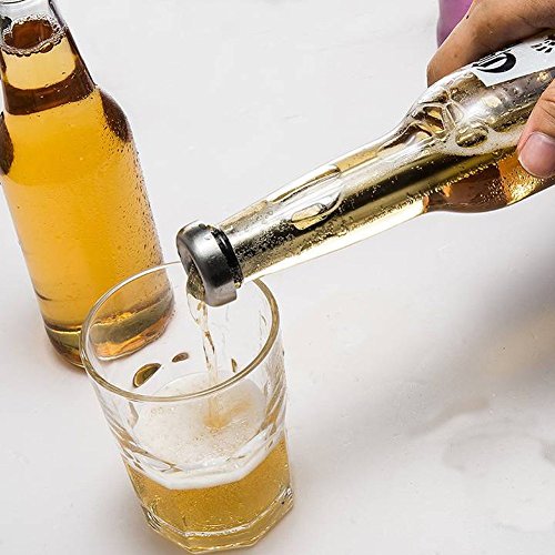 Original Regalo Enfriador de Vino y Cerveza Set de 2 - Accesorios Aireador y Vertedor, En Botella Mejor que Funda o Cubitera - Idea Cumpleaños Padre Papa Hombre Novio Pareja Amigo Frikis Curiosos