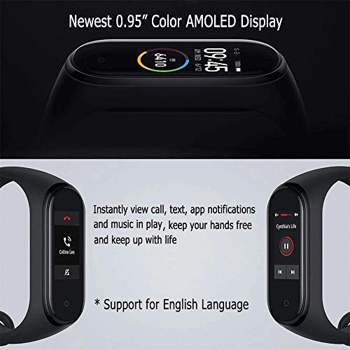 Original Xiaomi Smart Band 4, Adultos Unisex, Negro, Talla única