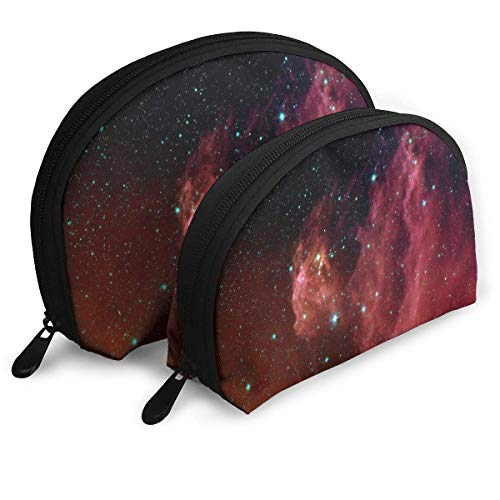 Orion Nebulosa emisión constelación Nebulosa personalizada bolsa de almacenamiento de viaje Shell forma para damas cosméticos almacenamiento