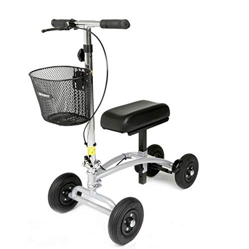 orthomate patinete de rodilla con cesta y 8 "puenamtic ruedas – Andador de rodilla