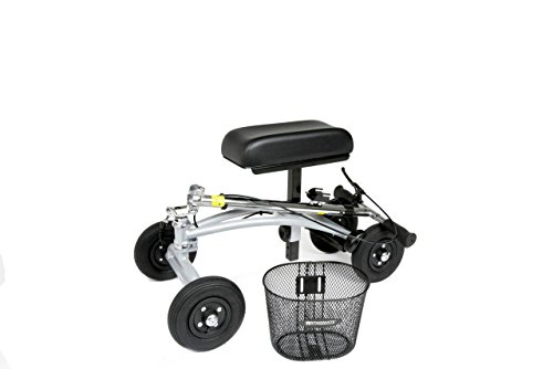 orthomate patinete de rodilla con cesta y 8 "puenamtic ruedas – Andador de rodilla