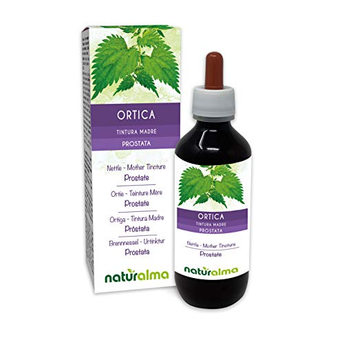 ORTIGA (Urtica dioica) hojas y raíces Tintura Madre sin alcohol NATURALMA | Extracto líquido gotas 200 ml | Complemento alimenticio | Vegano
