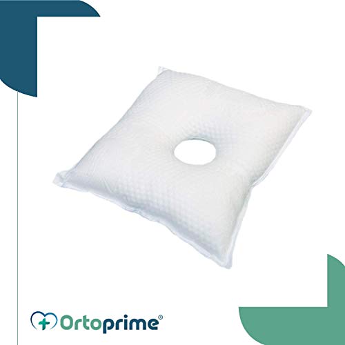 OrtoPrime Almohada Condrodermatitis - Cojín Antiescaras para Oreja - Almohada Antiescaras para Oreja - Almohada Ortopédica Terapéutica - Alta Protección - Almohada Cervical médica