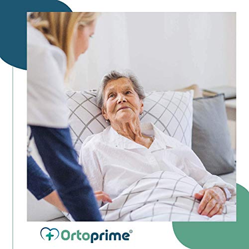 OrtoPrime Empapador Cama Super Absorbente 4,5 Litros - Más de 400 Lavados - Protector Colchón 4 Capas - Adultos Bebes y Niños - Protector Cama con Alas - Empapador Lavable 90 x 75