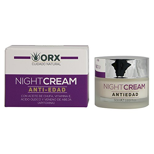 ORX Crema Anti-Age Night Cream con aceite de chufa natural y veneno de abeja (bee venom, apitoxina)