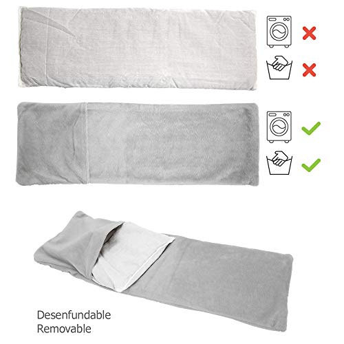 ORYX 5150490 Bolsa Semillas Calor Microondas Desenfundable 45 x 15 cm, Claro