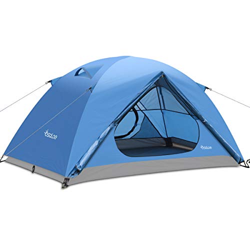 Osaloe Tienda de Campaña para 1-2 Personas, Tienda de Playa Impermeable Portátil para Camping, Senderismo, Viajes, Pesca, Picnic y Deportes al Aire Libre (Azul)