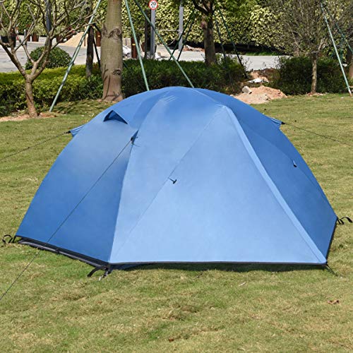 Osaloe Tienda de Campaña para 1-2 Personas, Tienda de Playa Impermeable Portátil para Camping, Senderismo, Viajes, Pesca, Picnic y Deportes al Aire Libre (Azul)