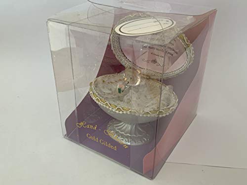 Oso de Peluche de Cristal en Huevo Regalo Madre, Nieta, Abuela, Hija, Feliz cumpleaños, mi Verdadero Amor, Boda, Amigo Especial, Hermana, corazón de Oro, Caja de Regalo, Mother
