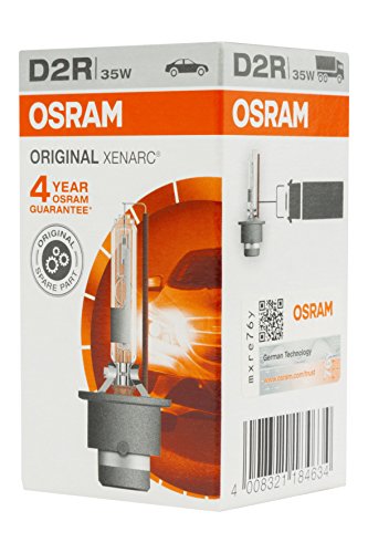 OSRAM XENARC ORIGINAL D2R HID, lámpara de xenón, lámpara de descarga, calidad de equipamiento original (OEM), 66250, estuche (1 unidad)