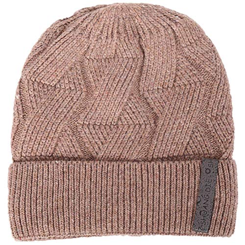 Otoño e Invierno Must-Have Casual Color sólido Gorro de Punto Gorro Unisex Gorro de Lana Lana Gorro cálido Gorro de esquí Negro