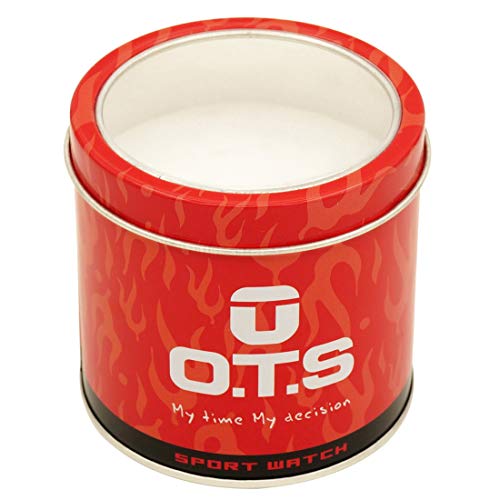 OTS - Reloj Deportivo de Estudiantes Jovenes Reloj de Pulsera Digital a Prueba de Agua para Ducharse Relojes Electrónico de Luces de Noche Coloridas para Niño Azul Claro