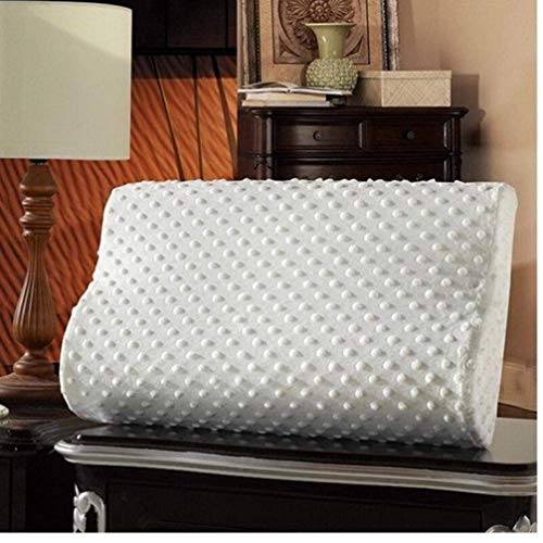 Ouken látex de Espuma de Memoria Almohada ortopédica 3 Colores Almohada de Masaje NeckPillow Fibra de Rebote Lento de la Almohadilla Suave para el Cuidado de la Salud Cervical