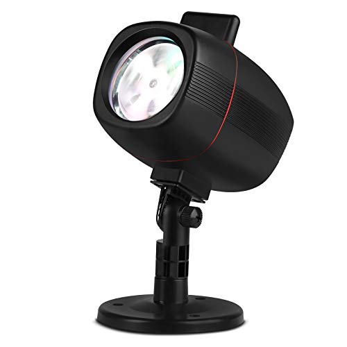 OUSFOT Proyector Halloween Luces Impermeable Exterior Halloween Decoracion con 16 Diapositivas de Patrón para Halloween, Navidad, Festivos [Clase de eficiencia energética A+]