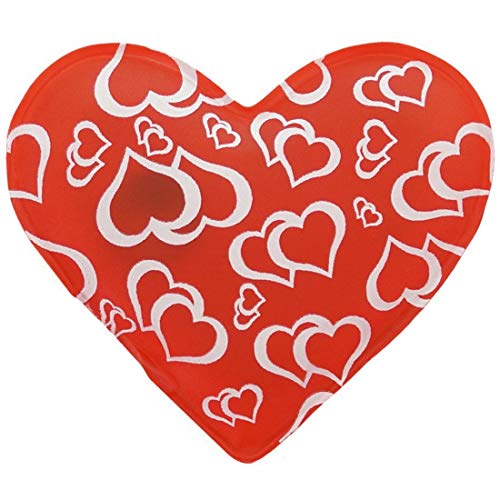 OUT OF THE BLUE Juego de 4 Calentadores de Bolsillo en Forma de corazón, Calentador para Dedos, Evita Las Manos frías en Invierno