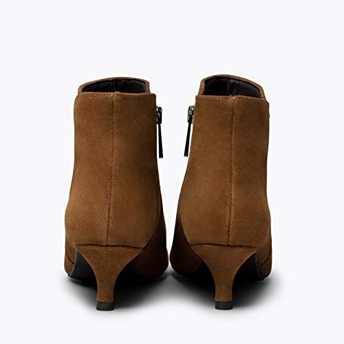 Outfit – Botín de tacón Chupete Cuero