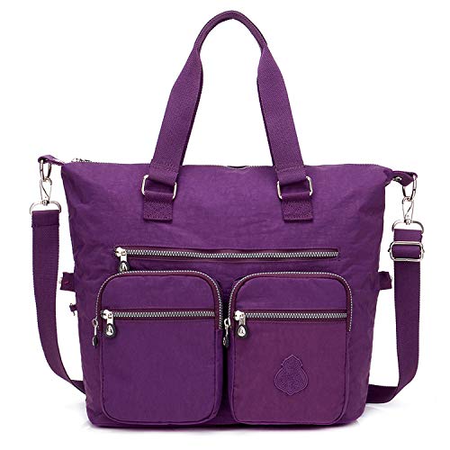 Outreo Bolsos de Moda Mujer Messenger Bag Bolso Bandolera Bolsas de Viaje Escolares Impermeable Bolsos Baratos Mano para Tablet Sport Nylon