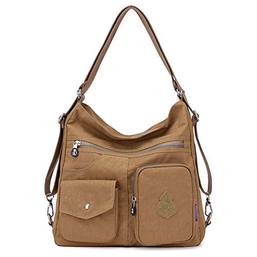 Outreo Mujer Bolsos de Moda Impermeable Mochilas Bolsas de Viaje Bolso Bandolera Sport Messenger Bag Bolsos Baratos Mano para Tablet Escolares Nylon