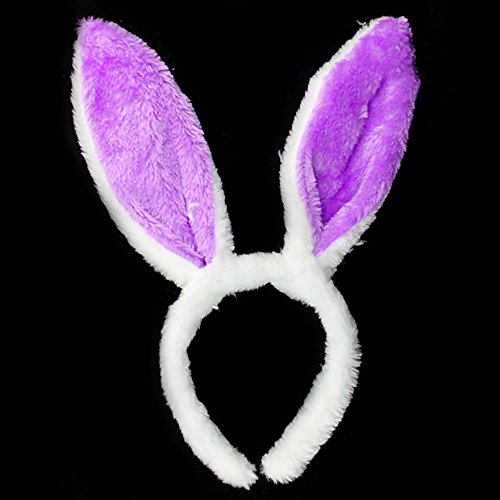 OverDose Cabeza desgaste unisex niños adultos hairband conejo oreja diadema pascua hairband accesorios para el cabello regalo popular