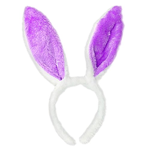 OverDose Cabeza desgaste unisex niños adultos hairband conejo oreja diadema pascua hairband accesorios para el cabello regalo popular