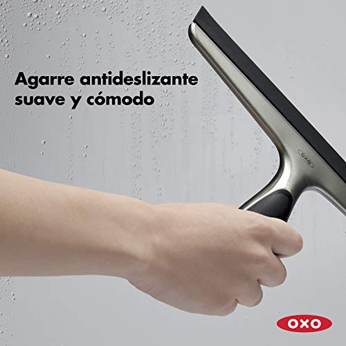 OXO Good Grips Limpiador de Ventanas - Limpiacristales acero inox.