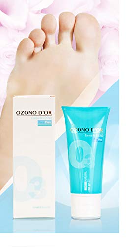 OZONO DOR. Crema para Pies 50 gr. Esta crema de Ozono completamente NATURAL es ideal para todos los problemas de los pies. Hidrata y combate hongos, durezas, callos. Elimina el olor de pies.