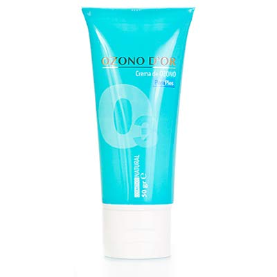 OZONO DOR. Crema para Pies 50 gr. Esta crema de Ozono completamente NATURAL es ideal para todos los problemas de los pies. Hidrata y combate hongos, durezas, callos. Elimina el olor de pies.