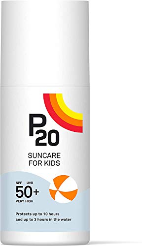 P20 ® | Crema Solar Niños | Protector solar para niños spf 50 muy alta y resistente al agua para una protección fiable frente a los rayos UVA y UVB | Formato Crema | 200 Ml