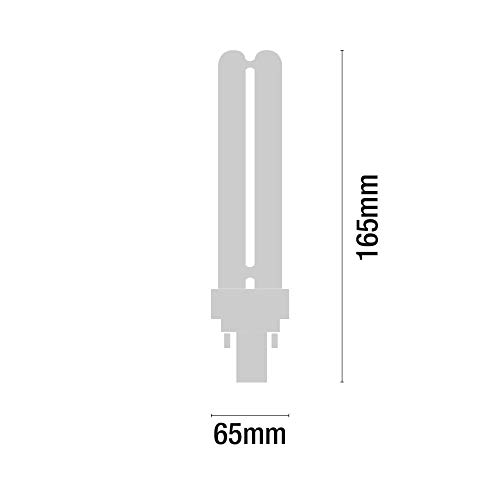 Pack 2 Bombillas CFL Bajo Consumo 2U G24D3 26W 1456lm 4000K 1Primer Low Cost