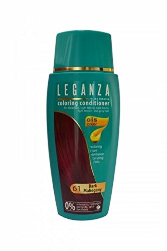 Pack Ahorro de 2 x Tintes Bálsamo Natural para el Cabello, Color Caoba Oscuro 61
