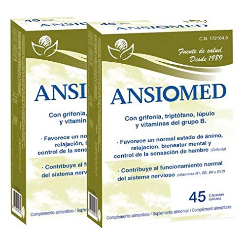 Pack Ansiomed 2x45 (90) CÁPS de Bioserum - Combate la ansiedad de forma natural.