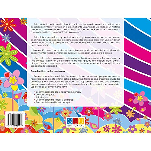 Pack Conceptos básicos Educación Infantil 1 | Editorial Geu | mejora la atención Grafomotricidad y preescritura | Desarrolla Razonamiento matemático (Niños de 3 a 5 años)