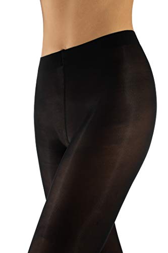 PACK DE 4 PANTIS TUPIDOS 40 DEN | MEDIAS INVERNALES BASICAS | |NEGRO | 50 DEN | S/M, L/XL | MADE IN ITALY | (L/XL)