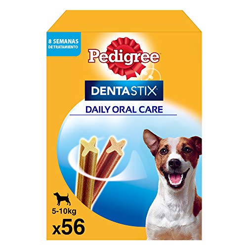 Pack de 56 Dentastix de uso diario para la limpieza dental de perros pequeños (Pack de 1)