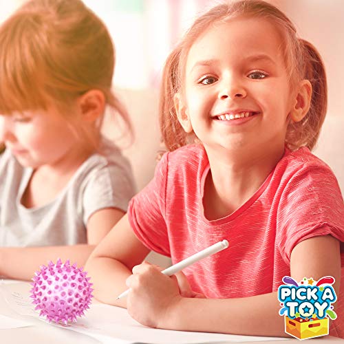 Pack de Bolas antiestrés con Puntas para una Experiencia sensorial Mayor Ideal para estrujar, apretar o prensar - antiestrés para Adultos, Adolescents y niños TOC, TADH, Add o Autismo
