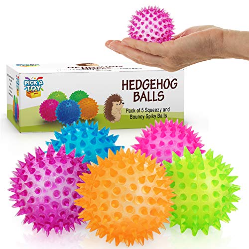 Pack de Bolas antiestrés con Puntas para una Experiencia sensorial Mayor Ideal para estrujar, apretar o prensar - antiestrés para Adultos, Adolescents y niños TOC, TADH, Add o Autismo