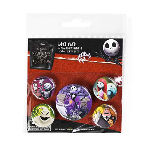 Pack Disney The Nightmare Before Christmas - Chapas Characters