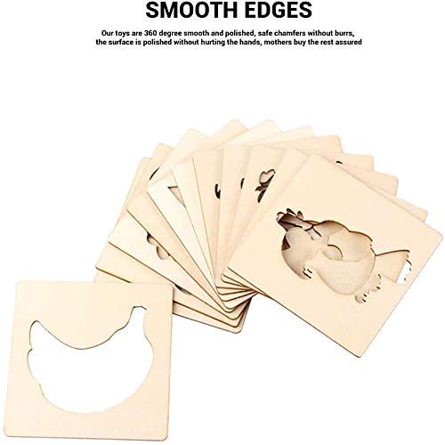 Paelf Los niños pequeños aprenden a elaborar un Conjunto de Herramientas para Colorear Graffiti, Colorear, Dibujar y Pintar los Juguetes educativos Plantilla Creativa,a